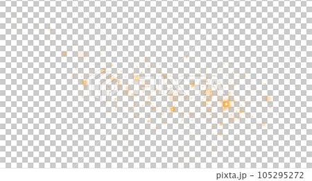Yellow sparks glitter special light effect. Sparkles on transparent background. Christmas abstract pattern. Sparkling magic dust particles. PNG. Yellow sparks glitter special light effect. Sparkles on transparent background. Christmas abstract pattern. Sparkling magic dust particles. PNG. 105295272