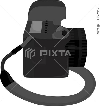 Vector illustration of a camera. Photographers technique Vector illustration of a camera. Photographers technique 105295735