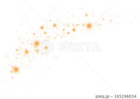Yellow sparks glitter special light effect. Sparkles on transparent background. Christmas abstract pattern. Sparkling magic dust particles. PNG. Yellow sparks glitter special light effect. Sparkles on transparent background. Christmas abstract pattern. Sparkling magic dust particles. PNG. 105296034