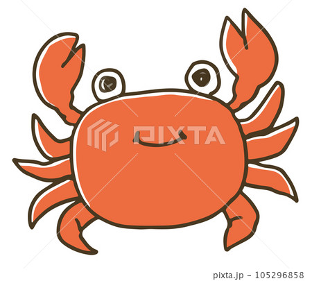 笑顔のカニさん 105296858
