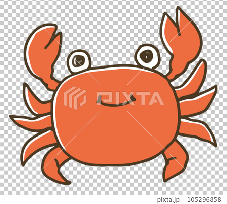 笑顔のカニさん 105296858