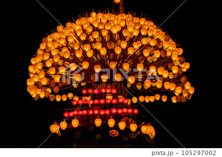 尾張津島天王祭、提灯の灯が揺らめく宵祭〈愛知県津島市〉 105297002