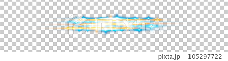 Yellow and blue horizontal lens flares. Laser beams, horizontal light rays. Beautiful light flares. Glowing streaks on transparent background. PNG. Yellow and blue horizontal lens flares. Laser beams, horizontal light rays. Beautiful light flares. Glowing streaks on transparent background. PNG. 105297722
