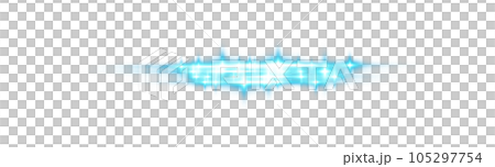 Blue horizontal lens flares. Laser beams, horizontal light rays. Beautiful light flares. Glowing streaks on transparent background. PNG. Blue horizontal lens flares. Laser beams, horizontal light rays. Beautiful light flares. Glowing streaks on transparent background. PNG. 105297754