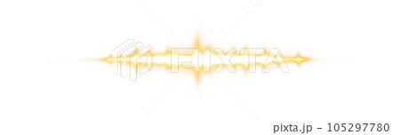 Yellow horizontal lens flares. Laser beams, horizontal light rays. Beautiful light flares. Glowing streaks on transparent background. PNG. Yellow horizontal lens flares. Laser beams, horizontal light rays. Beautiful light flares. Glowing streaks on transparent background. PNG. 105297780