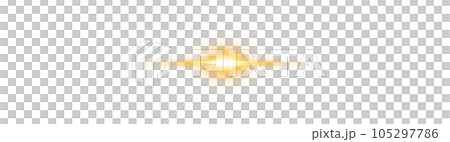 Yellow horizontal lens flares. Laser beams, horizontal light rays. Beautiful light flares. Glowing streaks on transparent background. PNG. Yellow horizontal lens flares. Laser beams, horizontal light rays. Beautiful light flares. Glowing streaks on transparent background. PNG. 105297786
