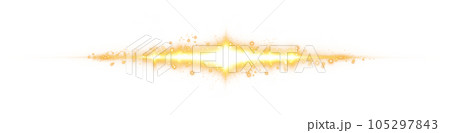 Yellow horizontal lens flares. Laser beams, horizontal light rays. Beautiful light flares. Glowing streaks on transparent background. PNG. Yellow horizontal lens flares. Laser beams, horizontal light rays. Beautiful light flares. Glowing streaks on transparent background. PNG. 105297843