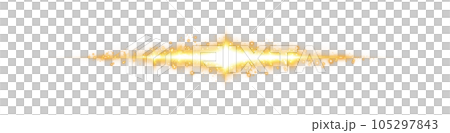 Yellow horizontal lens flares. Laser beams, horizontal light rays. Beautiful light flares. Glowing streaks on transparent background. PNG. Yellow horizontal lens flares. Laser beams, horizontal light rays. Beautiful light flares. Glowing streaks on transparent background. PNG. 105297843