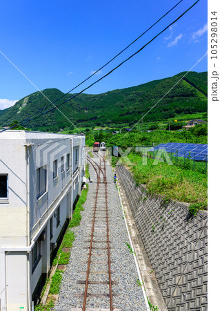 立野駅構内から観える風景「全線開通・運航再開」(立野駅周辺から撮影) 105298014