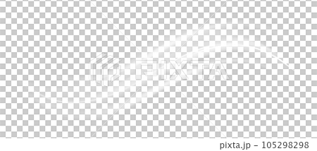 White glowing shiny lines effect. Luminous white lines of speed. Light glowing effect. Light trail wave, fire path trace line and incandescence curve twirl. PNG. 105298298