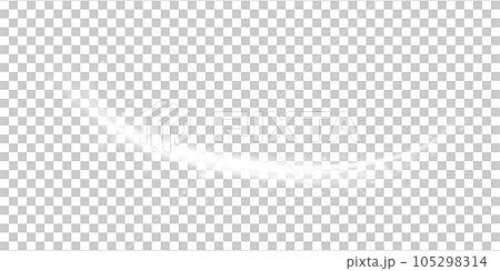White glowing shiny lines effect. Luminous white lines of speed. Light glowing effect. Light trail wave, fire path trace line and incandescence curve twirl. PNG. 105298314