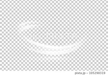White glowing shiny lines effect. Luminous white lines of speed. Light glowing effect. Light trail wave, fire path trace line and incandescence curve twirl. PNG. 105298319