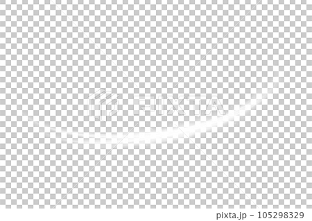 White glowing shiny lines effect. Luminous white lines of speed. Light glowing effect. Light trail wave, fire path trace line and incandescence curve twirl. PNG. 105298329