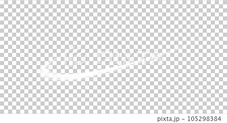 White glowing shiny lines effect. Luminous white lines of speed. Light glowing effect. Light trail wave, fire path trace line and incandescence curve twirl. PNG. 105298384