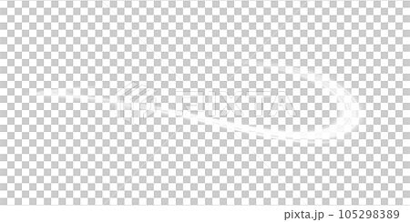 White glowing shiny lines effect. Luminous white lines of speed. Light glowing effect. Light trail wave, fire path trace line and incandescence curve twirl. PNG. 105298389