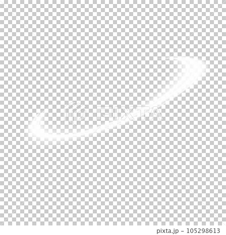 White Magic spirals with sparkles. White light effect. Glitter particles with lines. Swirl effect. PNG 105298613