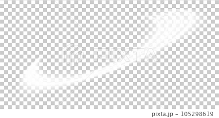 White Magic spirals with sparkles. White light effect. Glitter particles with lines. Swirl effect. PNG 105298619