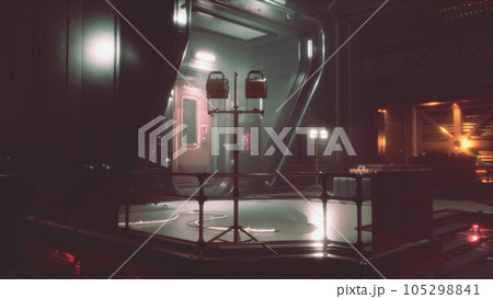 Science background fiction interior room sci-fi spaceship corridors Science background fiction interior room sci-fi spaceship corridors 105298841