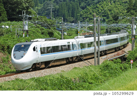 北陸本線　石動ー倶利伽羅　JR西日本　681系　T01編成（金沢）　サンダーバード 105299629