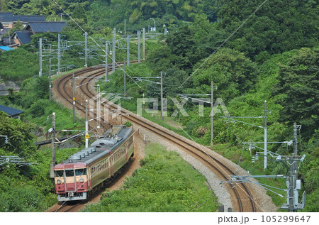 北陸本線　石動ー倶利伽羅　JR西日本　475系　A16編成（金沢） 105299647