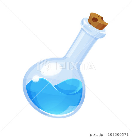 傾いたポーションのイラスト 105300571