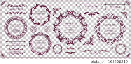 豪華復古風格框架設計套裝 豪華復古風格框架設計套裝 105300810