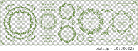 豪華復古風格框架設計套裝 105300828
