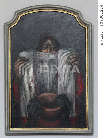 Way of the Cross by Sieger Koder in Church of Our Lady of Sorrows in Rosenberg, Germany Way of the Cross by Sieger Koder in Church of Our Lady of Sorrows in Rosenberg, Germany 105301224