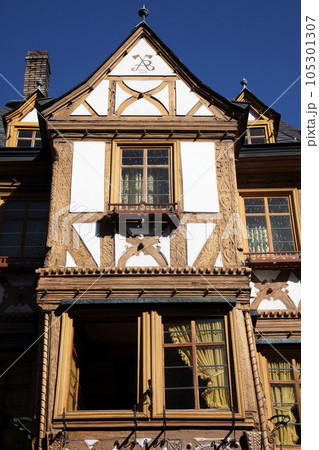 Half-timbered old house in Miltenberg, Germany 105301307