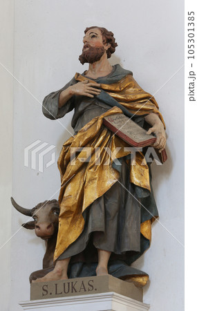 Saint Luke the Evangelist, Basilica of St. Vitus in Ellwangen, Germany 105301385