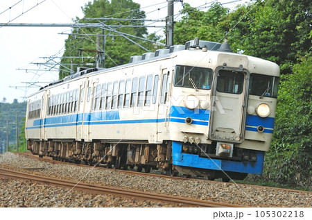 北陸本線 細呂木ー芦原温泉 JR西日本 475系 A13編成(金沢) 北陸本線 細呂木ー芦原温泉 JR西日本 475系 A13編成(金沢) 105302218