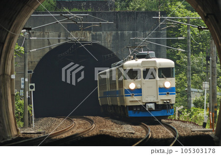 北陸本線 敦賀ー南今庄 JR西日本 475系 A編成(金沢) 北陸本線 敦賀ー南今庄 JR西日本 475系 A編成(金沢) 105303178