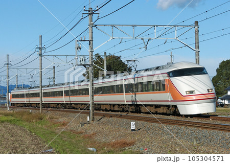 東武 日光線 柳生ー新古河 東武鉄道 100系 スペーシア 東武 日光線 柳生ー新古河 東武鉄道 100系 スペーシア 105304571
