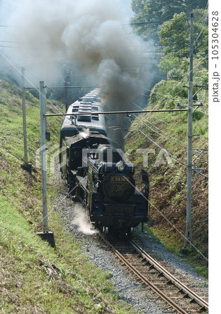秩父鉄道　浦山口ー影森　C58-363＋12系 105304628