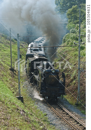秩父鉄道　浦山口ー影森　C58-363＋12系 105304631