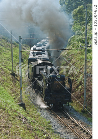 秩父鉄道　浦山口ー影森　C58-363＋12系 105304632
