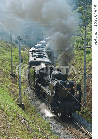 秩父鉄道　浦山口ー影森　C58-363＋12系 105304640