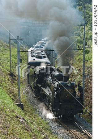 秩父鉄道　浦山口ー影森　C58-363＋12系 105304642