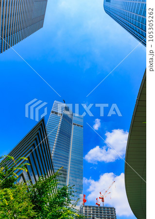東京 港区 虎ノ門二丁目の再開発風景 虎ノ門ヒルズ ステーションタワー 東京 港区 虎ノ門二丁目の再開発風景 虎ノ門ヒルズ ステーションタワー 105305262
