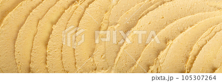 Hummus Smear Texture Background, Houmous Dip Pattern, Tahini Sauce Mockup, Middle Eastern Dip 105307264
