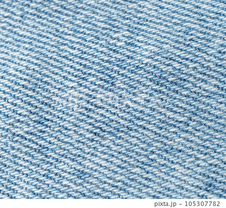 Blue Jeans Texture Background, Indigo Fabric Pattern, Denim Material Closeup, Jean Cotton Textile 105307782