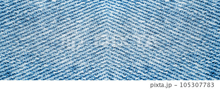 Blue Jeans Texture Background, Indigo Fabric Pattern, Denim Material Closeup, Jean Cotton Textile 105307783