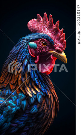 Picture of a beautiful rooster 105310147