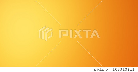 オレンジ色の背景に光。グラデーション背景。（横長） 105310211