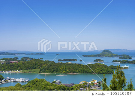 雲仙天草国立公園 天草松島の景観（高舞登山展望台） 105310507