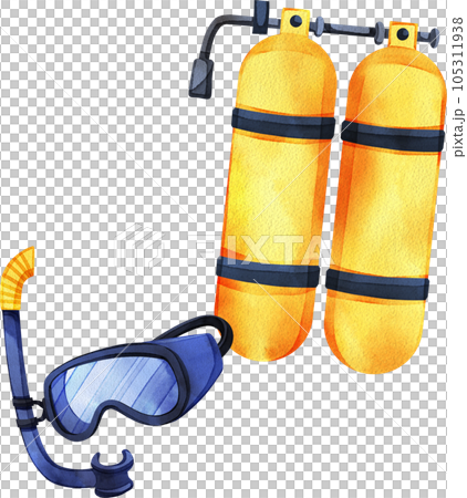 Summer sport in holiday watercolor element png 105311938