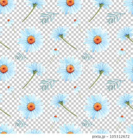 Flower watercolor pattern seamless png Flower watercolor pattern seamless png 105312672