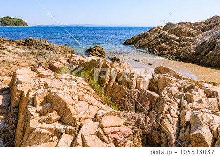 篠島　赤岩の浜　愛知県南知多町 105313037