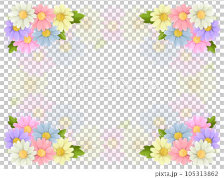 Colorful flower background D-2 105313862