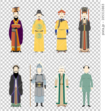 Chinese historical figure illustration collection 105313863
